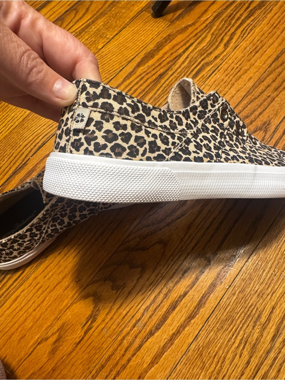 Tommy Bahama Leopard-Print Slip-On Sneakers in Black & Brown
